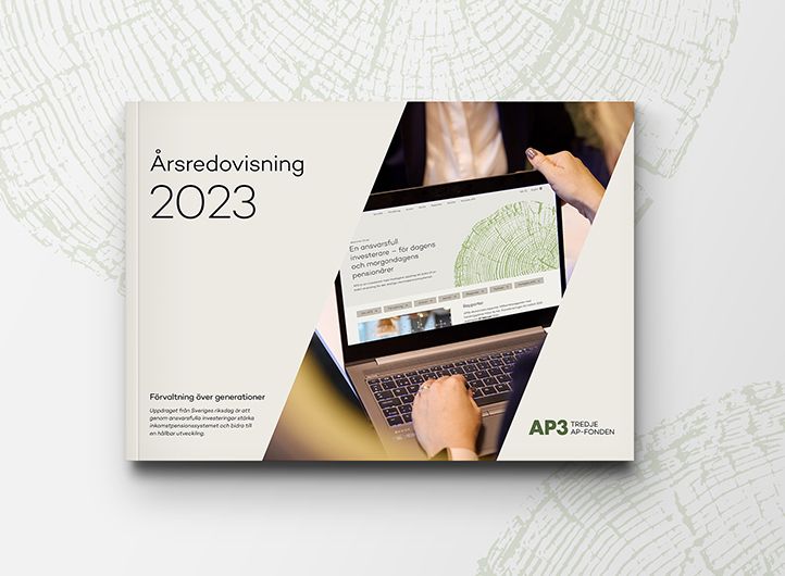 Bild på framsidan av årsredovisning 2023